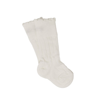 white knee high socks