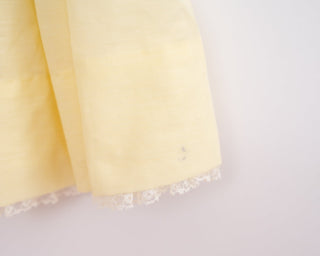 Vintage yellow baby girl dress