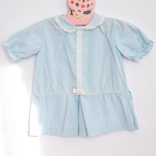 blue baby girl vintage dress