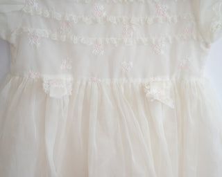 Vintage Baby Girl Sheer Party Dress