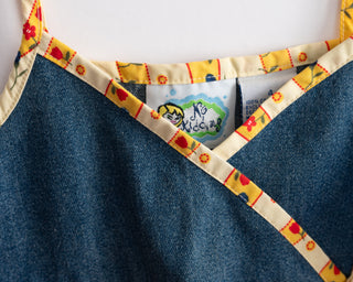 90s Denim and Flower 4T Dress by No Kidding