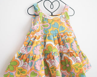 Groovy Flower Power 18 Inch Doll Dress - Strawberry Jam Kids