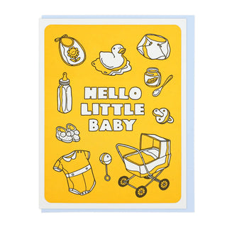 hello little baby card