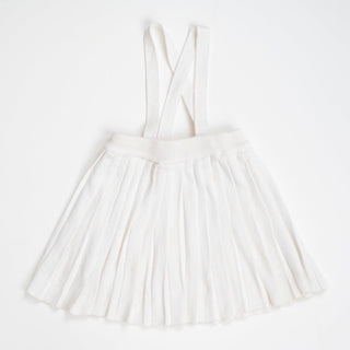 cream white girl skirt - vintage baby skirt