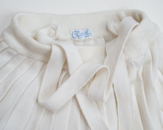 cream white girl skirt - vintage baby skirt