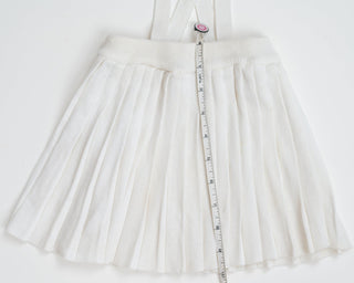 cream white girl skirt - vintage baby skirt