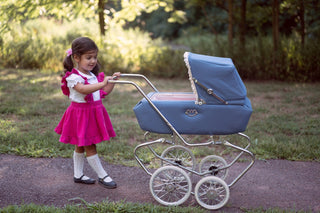 Pink corduroy pinafore skirt for baby toddler girls