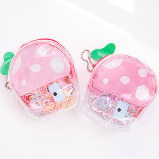 mushroom case rubber hair ties