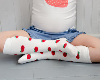 New Strawberry Tube Socks