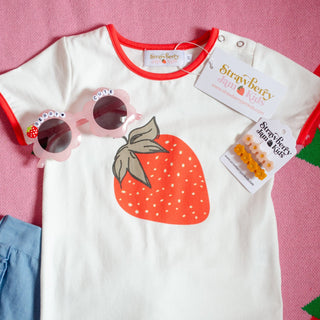 The Strawberry Ringer T-Shirt - Strawberry Jam Kids
