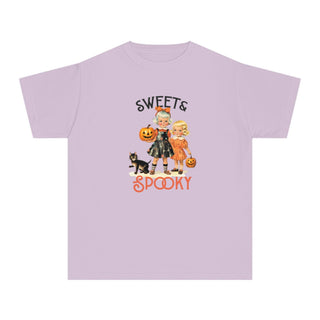 sweet and spooky hot pink halloween t-shirt