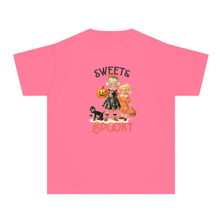 sweet and spooky hot pink halloween t-shirt