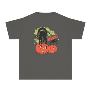 spooky vibes grey kids t-shirt