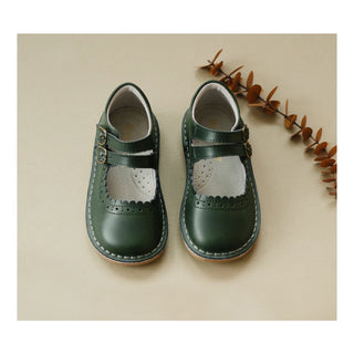 green double strap mary jane toddler shoes