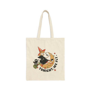 tonight we fly canvas tote bag