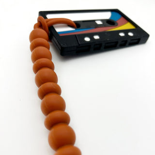 Cassette Mix Tape Teether: Retro 80s & 90s Vibes for Teething Relief