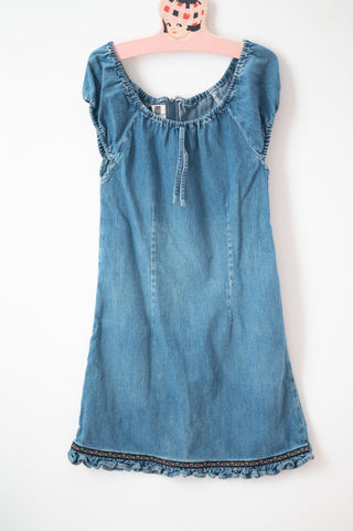 vintage 90s denim girls dress 