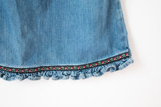vintage 90s denim girls dress 