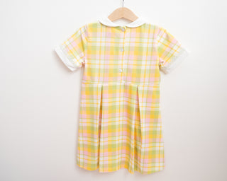 mod plaid easter spring girls dress