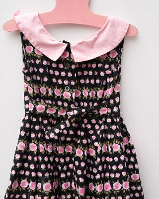 Vintage rose bud toddler girl dress