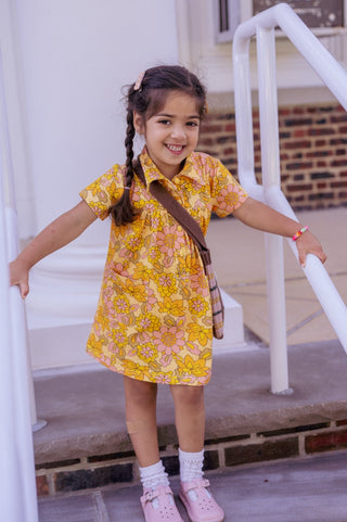 seventies style retro inspired girls dress