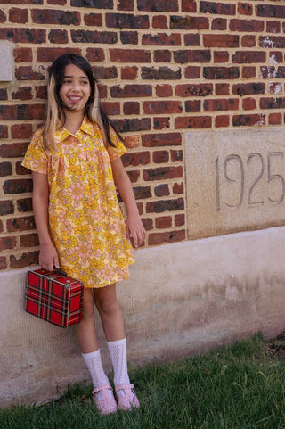 seventies style retro inspired girls dress