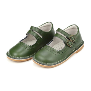green double strap mary jane toddler shoes
