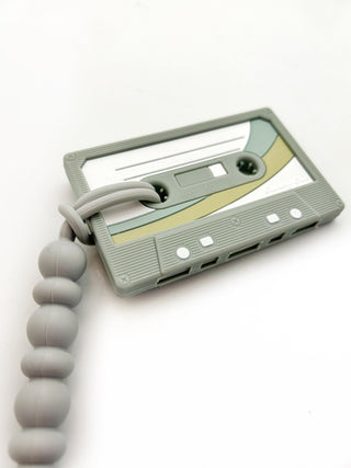 Cassette Mix Tape Teether: Retro 80s & 90s Vibes for Teething Relief