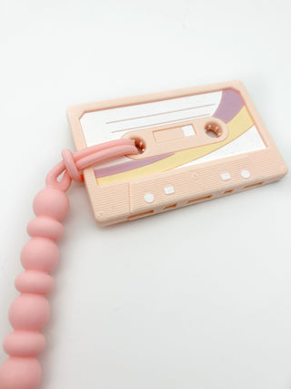 Cassette Mix Tape Teether: Retro 80s & 90s Vibes for Teething Relief