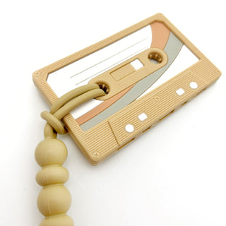 Cassette Mix Tape Teether: Retro 80s & 90s Vibes for Teething Relief
