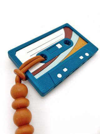 Cassette Mix Tape Teether: Retro 80s & 90s Vibes for Teething Relief