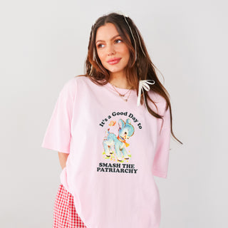 It's a Good Day to Smash the Patriarchy Unisex Adult Comfort Colors T-Shirt