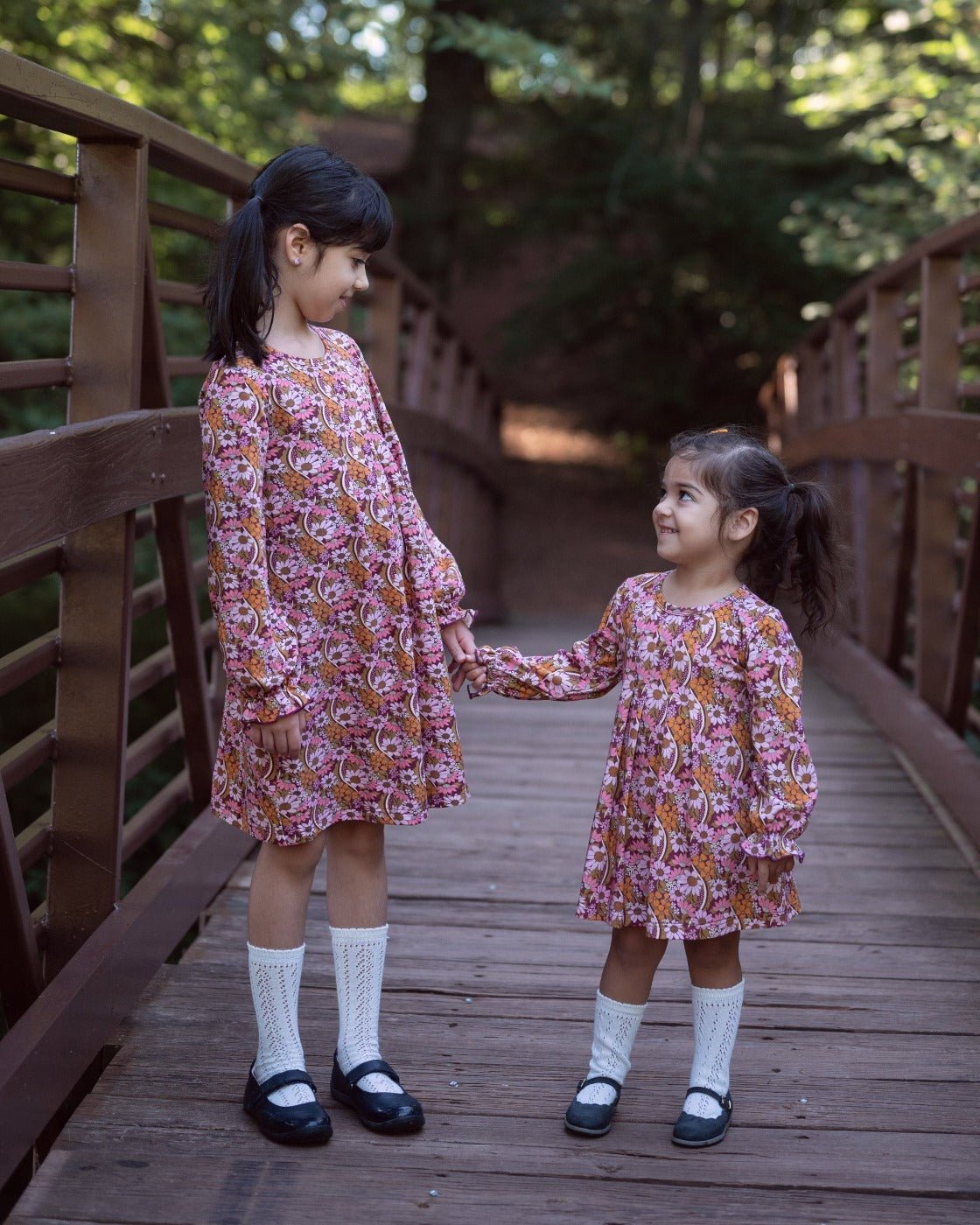 Fall Floral Long Sleeve Baby Toddler Girl Dress – Strawberry Jam Kids