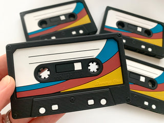 Cassette Mix Tape Teether: Retro 80s & 90s Vibes for Teething Relief
