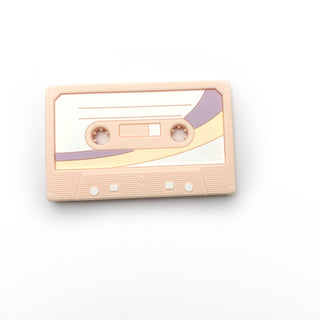 Cassette Mix Tape Teether: Retro 80s & 90s Vibes for Teething Relief
