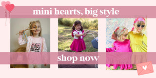 mini hearts, big style, shop now. valentines day styles