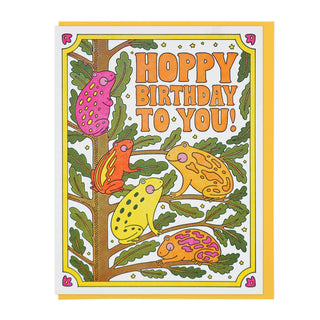 hoppy birthday tot you card
