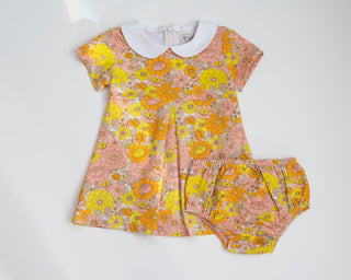 peter pan collar floral dress two groovy birthday dress