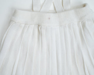 cream white girl skirt - vintage baby skirt