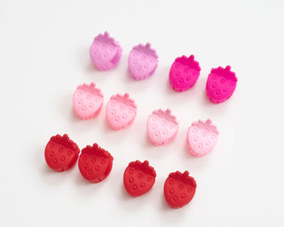 strawberry mini clips
