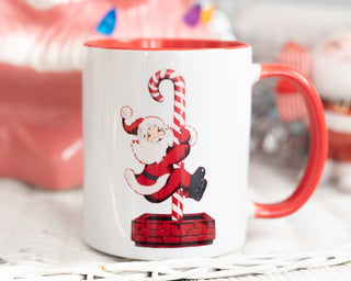 merry christmas reindeer coffee mug