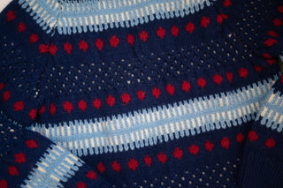 vintage blue sweater