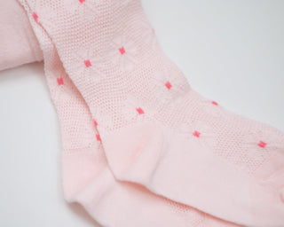 pink knit tights
