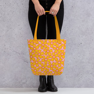 Groovy Yellow Tote bag