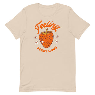 Feeling Berry Good Strawberry Unisex Adult T-Shirt